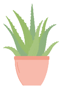 Skincare Plant Sticker