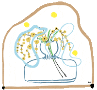 Home Flowers Sticker by eloessi