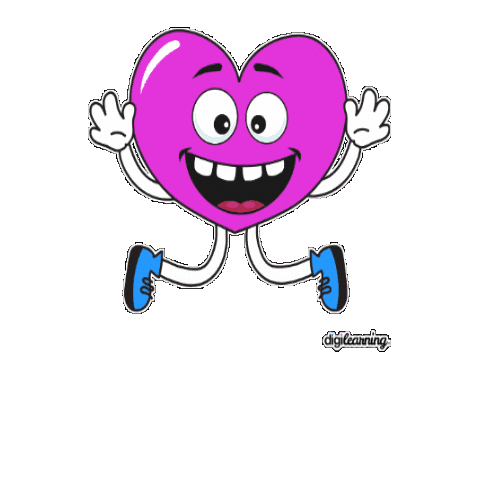 Heart Love Sticker by digilearning