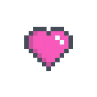 Pixlr love heart pixel i love you Sticker