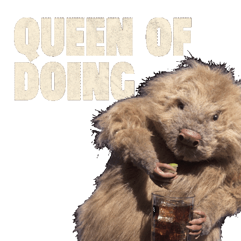 The_Woodsman_Whisky drink queen whisky beaver Sticker