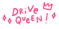Girl Pink Sticker by Catharina Stewart