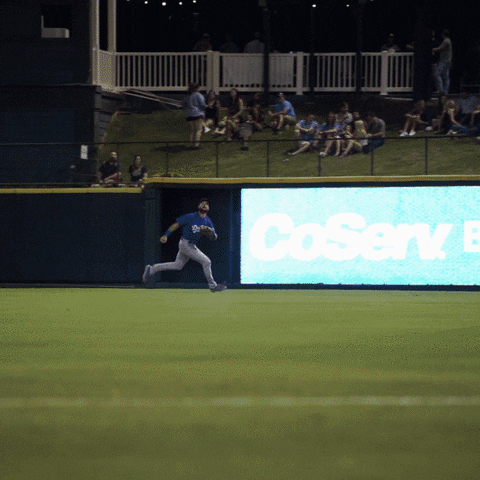 Baseball Catch GIF by Tulsa Drillers