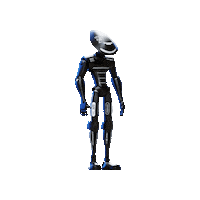 Zorans glitch star wars nft ai Sticker