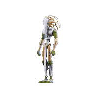 Zorans glitch trippy star wars nft Sticker