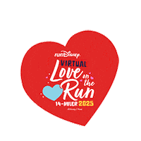 Love On The Run Rundisney Sticker by Disney Sports