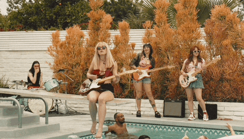 Party Swimming GIF by Pure Noise Records