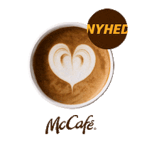 mcdonaldsdanmark latte barista kaffe mccafe Sticker