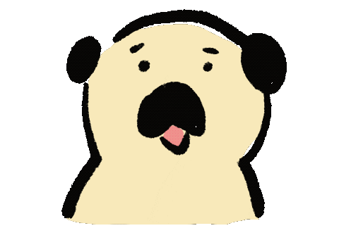 Happy Dog Sticker