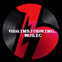 BrainstormingMusic music logo vintage anni 80 GIF