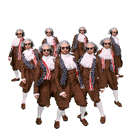 Founding Fathers Rhythm Sticker