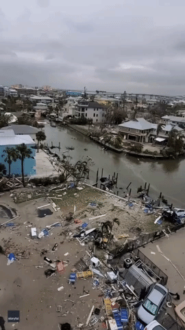 Destruction Seen Across Fort Myers Beach in Wake of Hurricane Ian