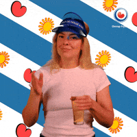 Yes Yes Drinking GIF by Omrop Fryslân