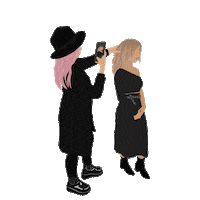 Hair Goals Sticker by Maxi