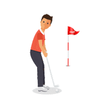 Golf Ccc Sticker by Claro Panamá
