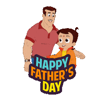 Family Father Sticker by Chhota Bheem