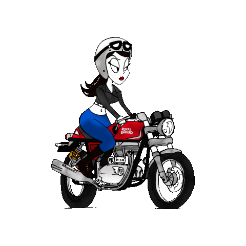TLKMOTO giphygifmaker motorcycle moto royal Sticker
