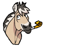 Party Horse Sticker