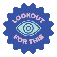 FIRSTHOUSE pink blue eye teal Sticker