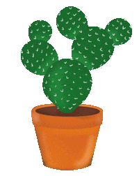 Happy Plant Sticker by CBybeeVirtualSolutions