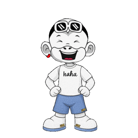 Laugh Out Loud Tee Hee Sticker by Zhot