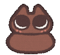 Round And Round Cat Sticker