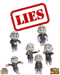 Suspicious Liar Liar Sticker by Zhot Music