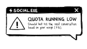 blurblur06 social shy introvert recharge Sticker