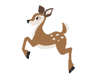 Max Fawn Sticker by Maxomorra