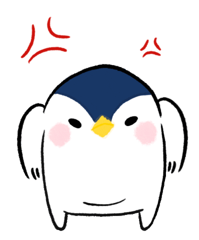 naggukim giphyupload angry penguin 화남 Sticker