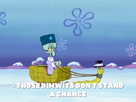 season 8 frozen face-off GIF by SpongeBob SquarePants