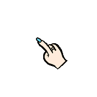 hand tapping Sticker by Jess Smart Smiley