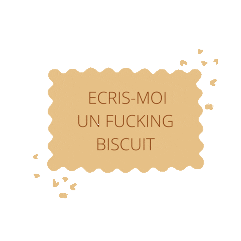 Cookie Madagascar Sticker by ECRISMOIUNBISCUIT