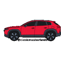 Car Driving Sticker by Classic Mazda Orlando