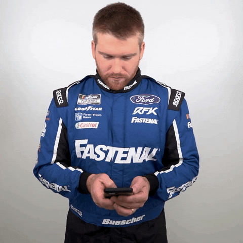 rfkracing nascar chris buescher fastenal rfk racing GIF