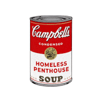 Soup Sticker by Homeless Penthouse