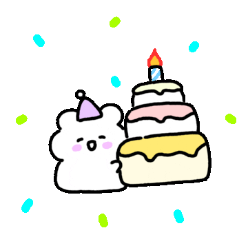 Happy Cake Sticker