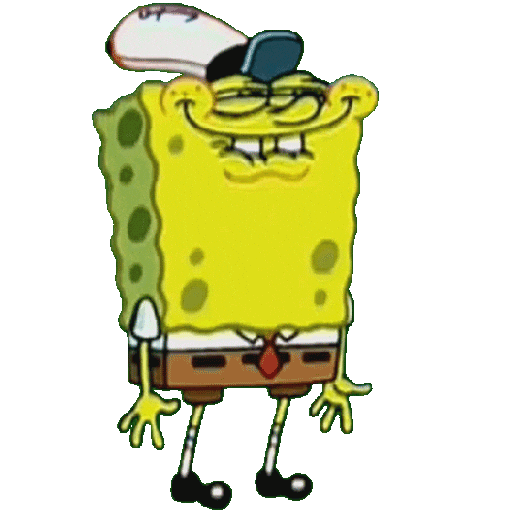 Bob Esponja No Sticker