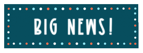 Neon Announcement Sticker by Kelley Bren Burke