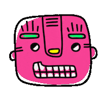 ChaulafanAtomico happy neon feliz animated face Sticker