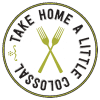 colossalcafe breakfast restaurant lunch small business Sticker