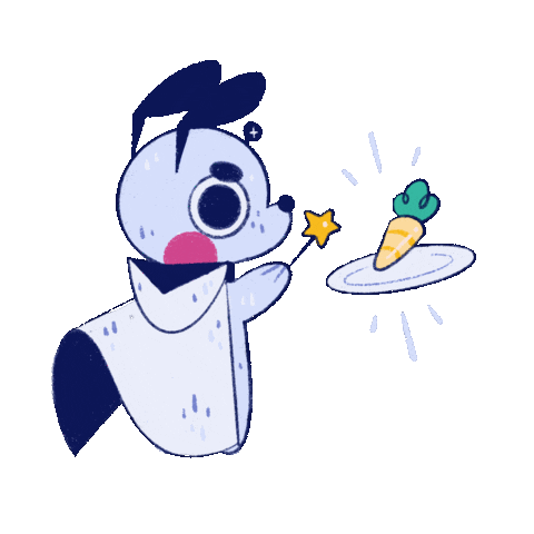 itscosmiccosmic giphyupload cosmic comet blue dog Sticker