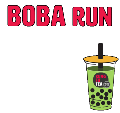Bubble Tea Boba Sticker by Kung Fu Tea