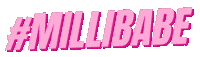 Millibabe Sticker by Milli London