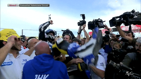 World Champion Party GIF by MotoGP