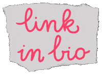 Link In Bio Paper Cut Sticker