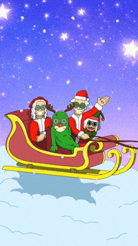 Christmas Santa GIF by 3dFrankenPunks