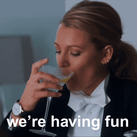 Stressed Out Drinking GIF by Blake Lively Fan