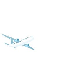 Plane Airport Sticker by ciamaritimabeachwear
