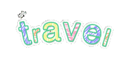 Travel Vacation Sticker